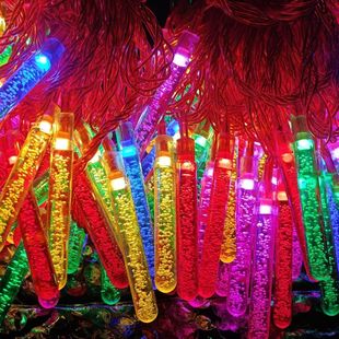 2026红线新款冰溜子冰条彩灯户外节日装饰庭院布置LED户外彩灯