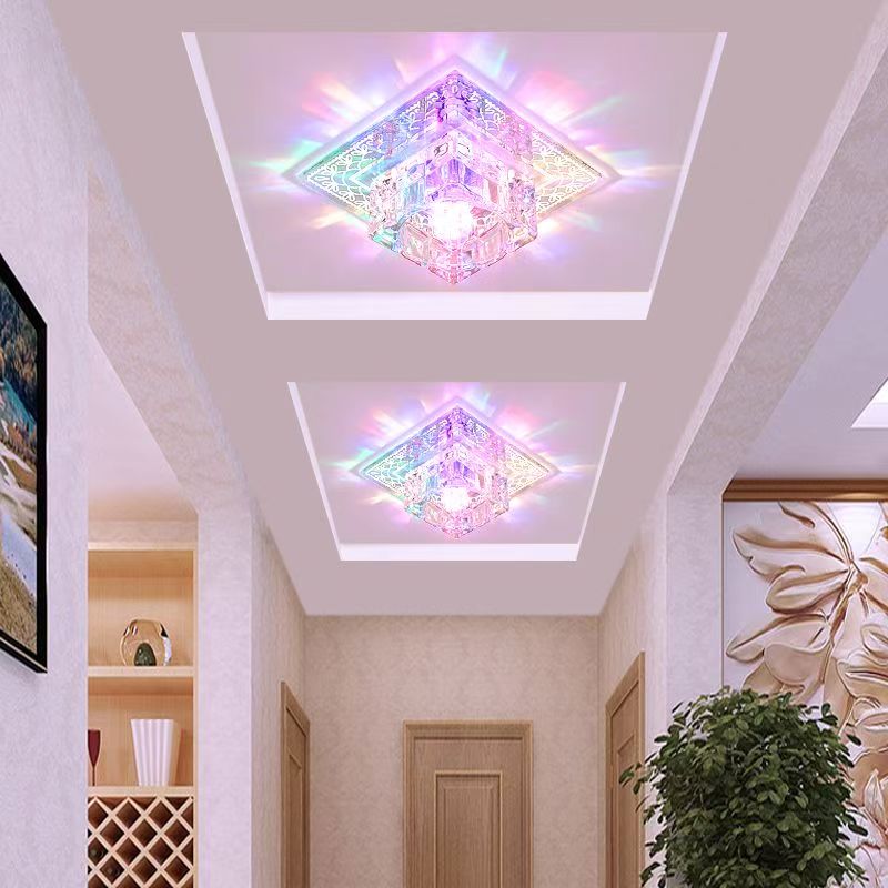 LED过道灯走廊灯 客厅吊顶筒灯入户门厅玄关灯阳台灯现代简约灯具