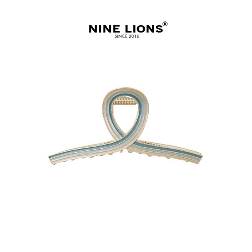 nine lions/复古金属抓夹后脑勺鲨鱼夹优雅气质马尾盘发夹发饰女