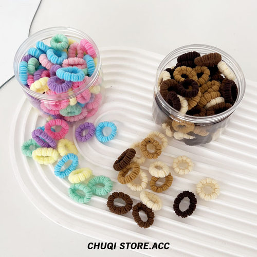 chuqi store/儿童小号发圈头绳2024新款宝宝不伤发皮筋女扎头发绳