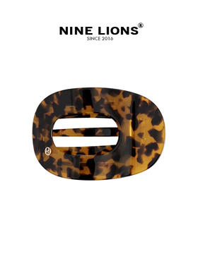 nine lions/高级感醋酸抓夹后脑勺马尾盘发夹扁平夹子鸭嘴夹发饰