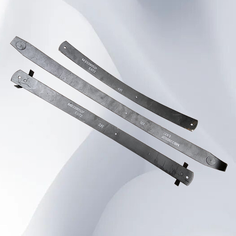 适配三菱猎豹v31v32奇兵黑金刚ct7四缸猎豹后钢板 后减震钢板单片