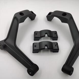 适用豪爵TR300旅行版 挡风玻璃支架风挡安装支架前风挡支架铝架子