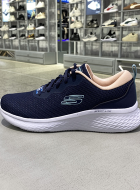 斯凯奇正品跑步鞋女鞋2025夏新款运动休闲鞋轻便舒适百搭鞋150014