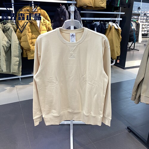 正品阿迪达斯新款男卫衣圆领针织