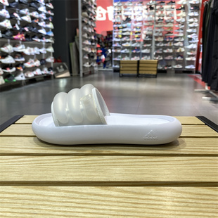 阿迪达斯男女2024夏户外运动休闲防滑一字拖轻便沙滩鞋 IF6498 拖鞋