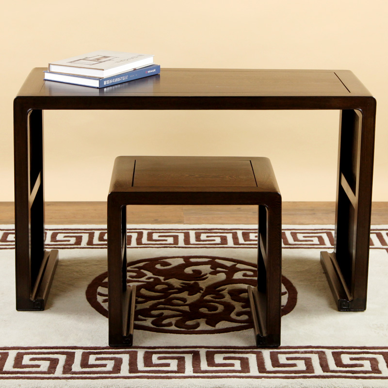 红木家具琴桌琴凳实木中式古琴桌鸡翅木仿古古筝架桌凳书法桌茶桌