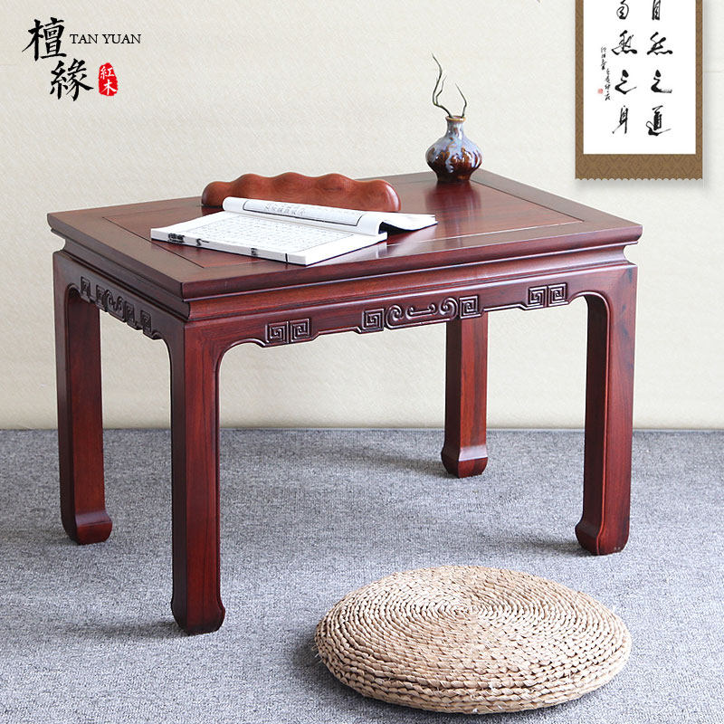 红木家具实木炕几黑枝木桌子红贵宝仿古茶几矮桌炕桌飘窗桌小方桌