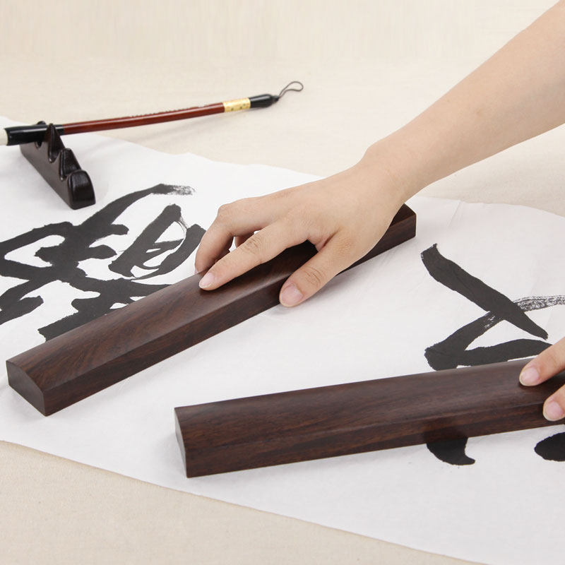 红木镇纸镇尺毛笔书法文房四宝黑紫檀木压纸压书镇小中大号黑檀木,文具电教/文化用品/商务用品,文房四宝,淘宝优惠券,粉丝福利购,淘宝优惠卷