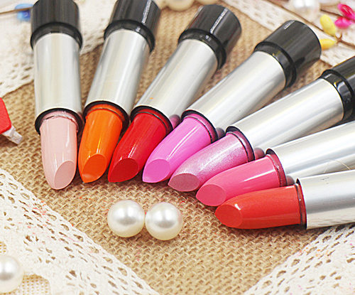 红色口红裸色唇膏口红恒芳