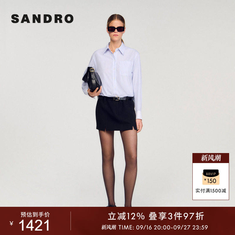 假两件棉质收腰连衣裙图片