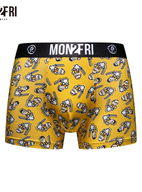 mon2fri潮牌男士内裤平角卡通透气送男朋友情侣纪念创意礼物礼盒