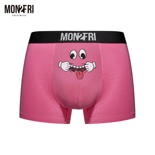 mon2fri莫代尔平角裤搞怪表情