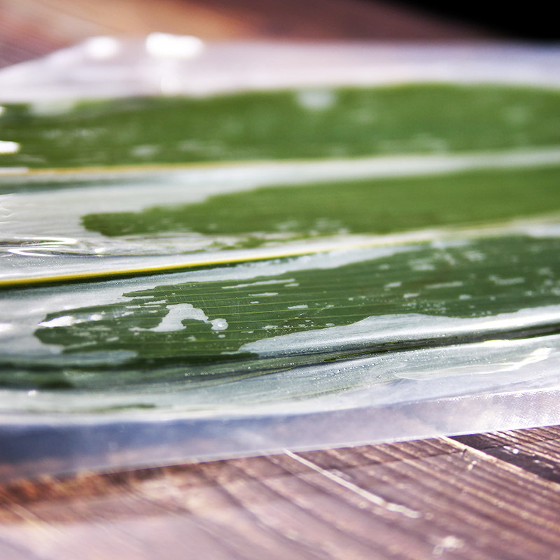 寿司刺身竹叶摆盘装饰100片粽叶装饰竹叶摆盘神器菜品摆盘装饰菜