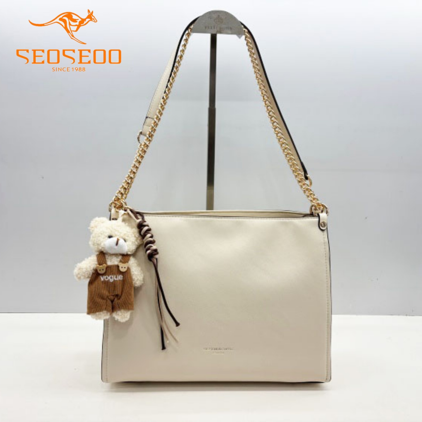 SEOSEOO/九州袋鼠腋下包链条女包