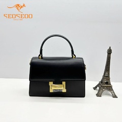 SEOSEOO/九州袋鼠女包正品2025新款时尚马鞍包小方包斜挎包792368
