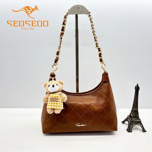SEOSEOO/九州袋鼠月牙包时尚女包
