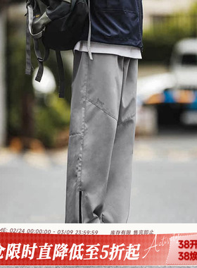 户外防泼水HEEMKIZOO原创日系复古春秋工装男生休闲直筒长裤子潮