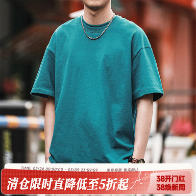 300g重磅HEEMKIZOO日系短袖t恤夏