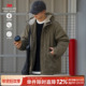3M雪丽棉嘿马七作冬季 日系复古男士 连帽外套休闲加厚棉服宽松棉衣