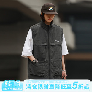 嘿马七作现货日系复古春夏男宽松户外工装 外套情侣潮 背心马甲无袖