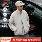 3M新雪丽棉嘿马七作复古冬季 棉服男士 休闲轻量化立领棉衣外套