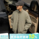 潮牌宽松棉服 保暖外套男士 嘿马七作日系复古休闲立领工装 棉衣冬季