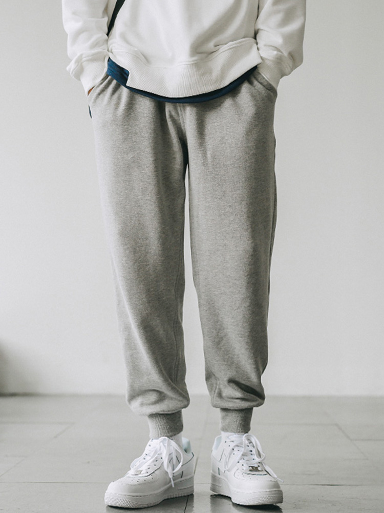 Hey Ma Qizuo original Japanese beam foot sweatpants, trousers, loose Harlan, small feet pants and velvet casual pants men tide