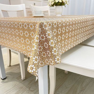 北欧PVC免洗茶几垫家用餐桌布