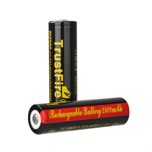 18650 3.7V 2400mAh带保护板可充电头灯潜水灯手电筒充电宝锂电池