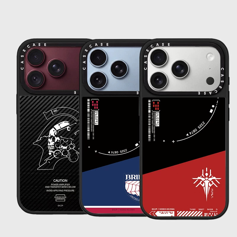 潮牌头盔头 x Ca家适用iPhone苹果18promax手机壳18pro/17promax/17pro高级感小众17韩风16promax高级感磁吸