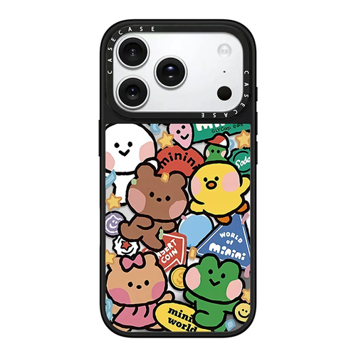 联名minini游园会青蛙兔子挤不下了适用iPhone18Promax苹果17手机壳潮牌14防摔套13个性12女16艺术家15情侣