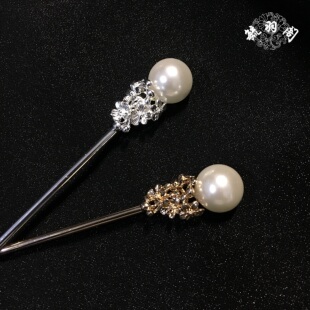 一只包邮百搭明制汉服发饰87版红楼梦林黛玉珍珠簪子毓羽阁黛玉簪