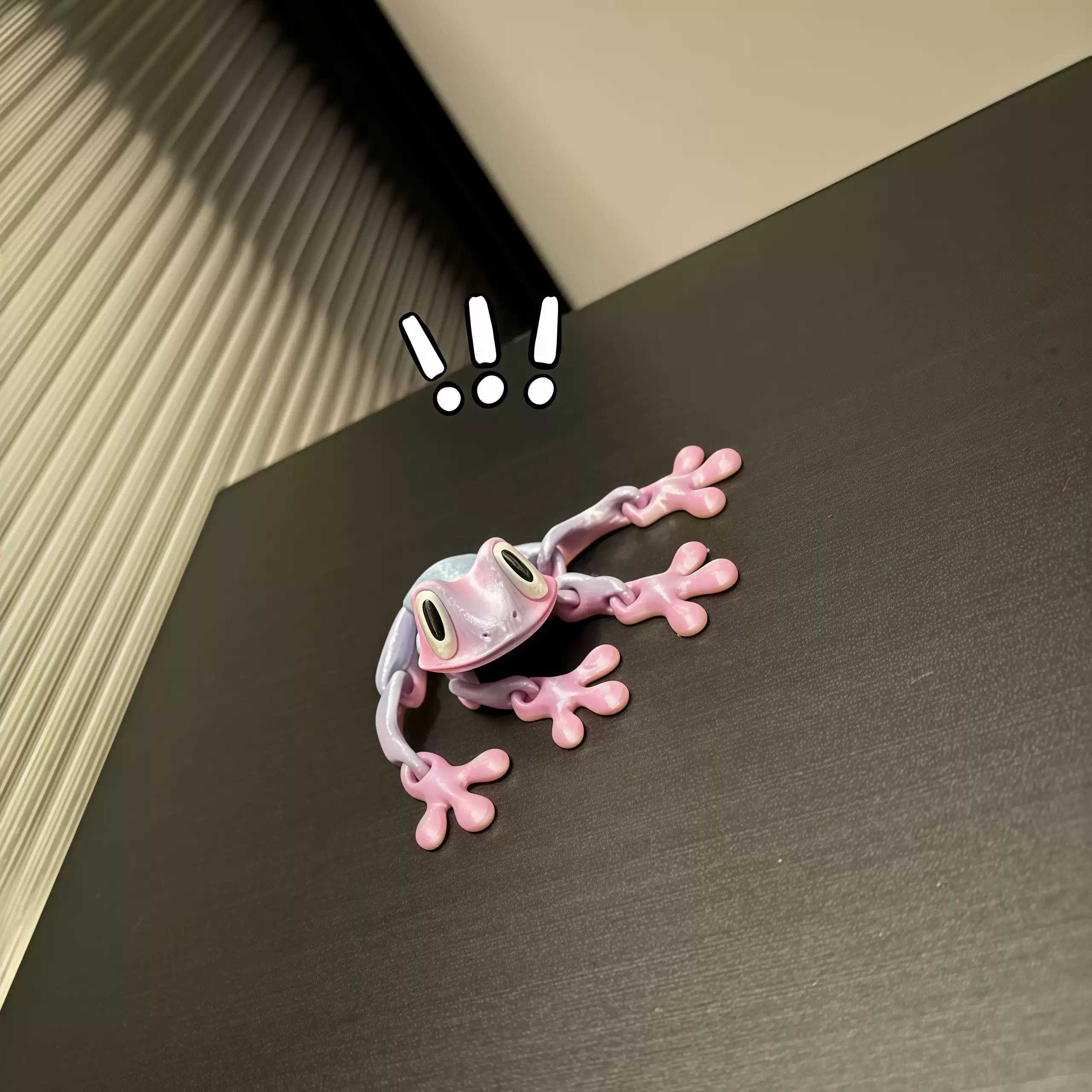 3D打印磁吸青蛙冰箱贴｜关节可动