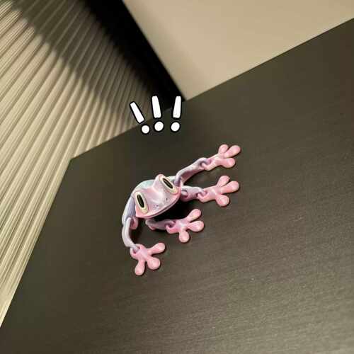 3D打印磁吸青蛙冰箱贴｜关节可动