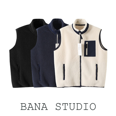 冲锋衣内胆摇粒绒马甲外穿背心女