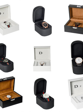 样板房衣帽间衣柜摆件男生女士手表盒仿真手表摆件软装饰品道具