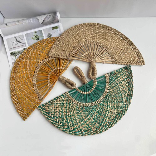 越南海草扇挂墙面装饰扇手摇蒲扇