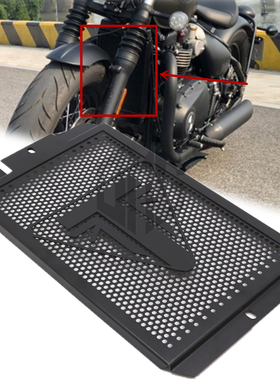 适用凯旋Speed Street twin水箱网Thruxton改装不锈钢水箱保护罩