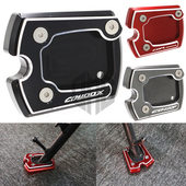 CBR400R改装 适用本田CB400F CB400X 边撑加大座小脚架防滑加大垫