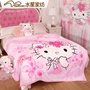 Mercury Trang chủ Dệt may Mùa thu và mùa đông KT Hello Kitty Flannel Chăn Bao chăn Chăn giản dị Cartoon Cartoon Pink Sheets - Ném / Chăn chăn nhung 5kg