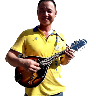 【Timothy】 黑色 皮头曼陀铃背带 2.5厘米宽