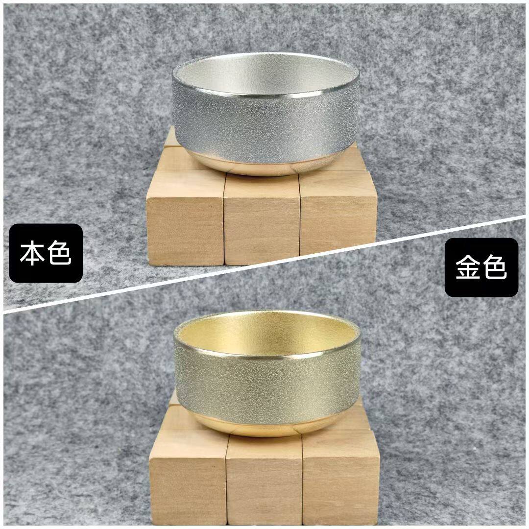 304韩式雪花纹双层汤碗功夫防烫茶杯冰花套装家用户外茶具主人