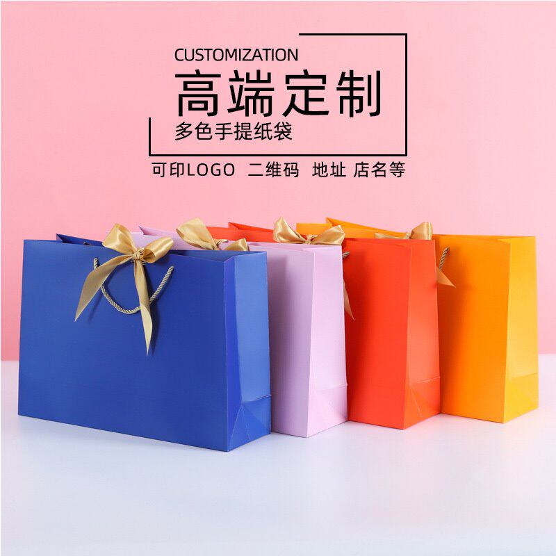 paper bags custom bowknot tote bags custom gift bags