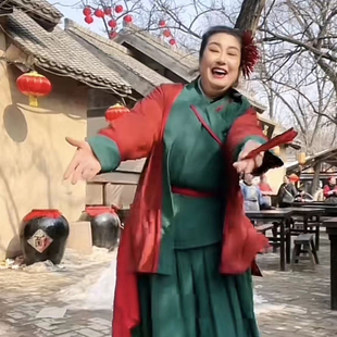 出租开封王婆同款衣服媒婆孙二娘古装新款王婆说媒王干娘服装演出