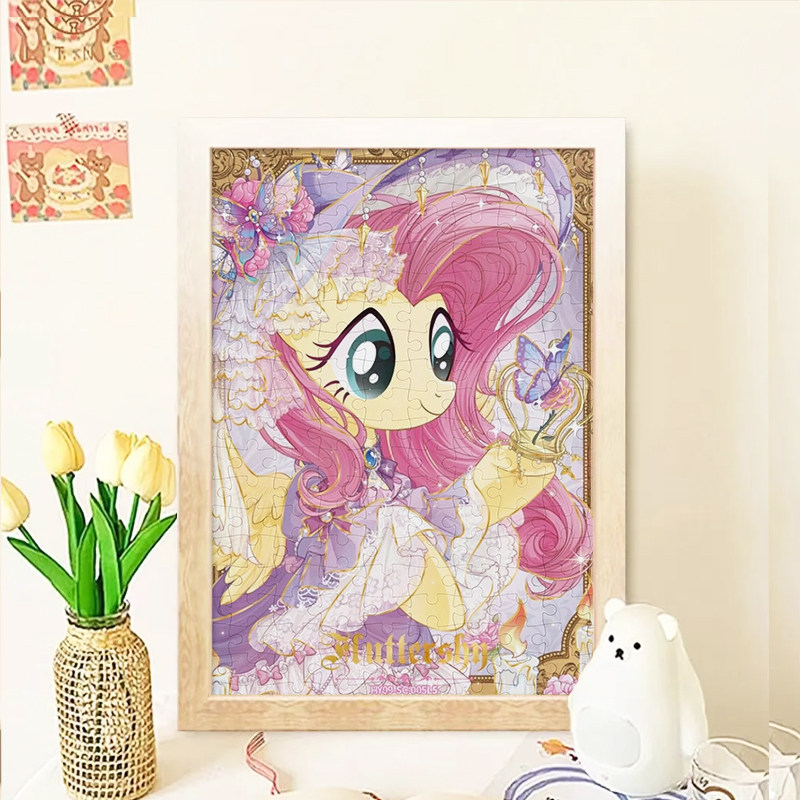 新款小马宝莉卡片同款女生木质带框拼图儿童益智少女学生玩具礼物,模玩/动漫/周边/娃圈三坑/桌游,动漫挂件/文具,淘宝优惠券,粉丝福利购,淘宝优惠卷