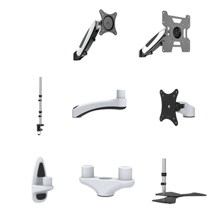 长臂猿原厂DIY部件弹簧臂延伸臂工程配套支架配件无孔显示器支架