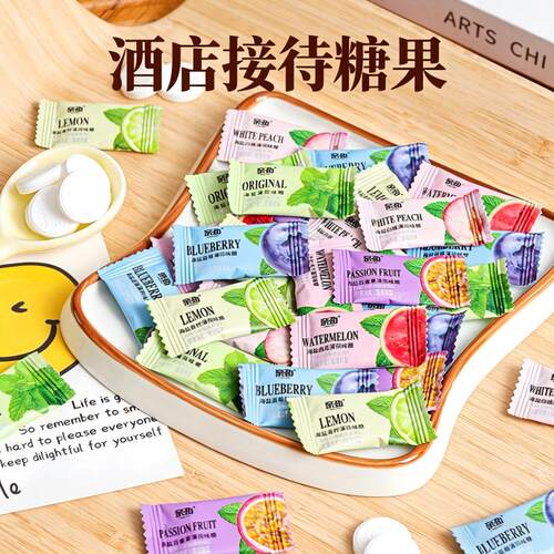 亲劲海盐薄荷味无糖压片糖果青柠