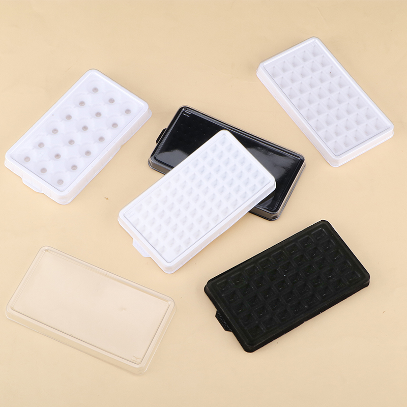 彩宝白色宝石盒子宝石收纳盒