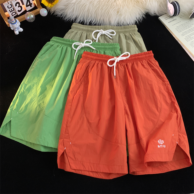 多巴胺短裤男女夏季韩版速干大码宽松百搭五分裤226-3-k9699-P27，男装牛仔裤，星座226-3